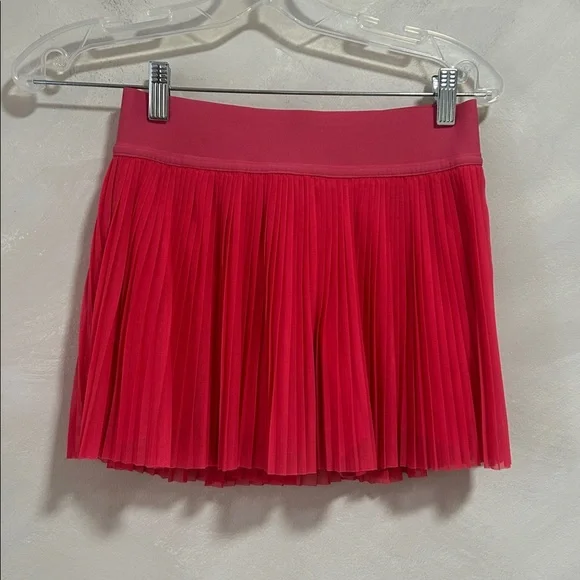 LULULEMON Mesh Pleats Mid-Rise Mini Tennis Skirt
Lip Gloss Pink sz 4 - Picture 3 of 8
